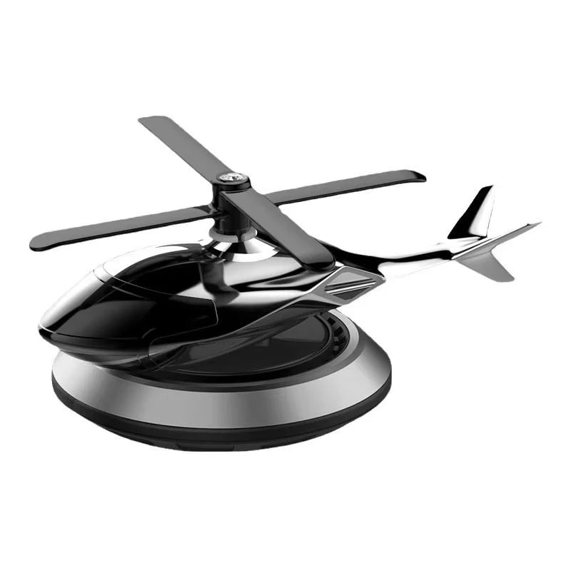 Automatic Rotating Air Freshener Car Dashboard Helicopter Perfume