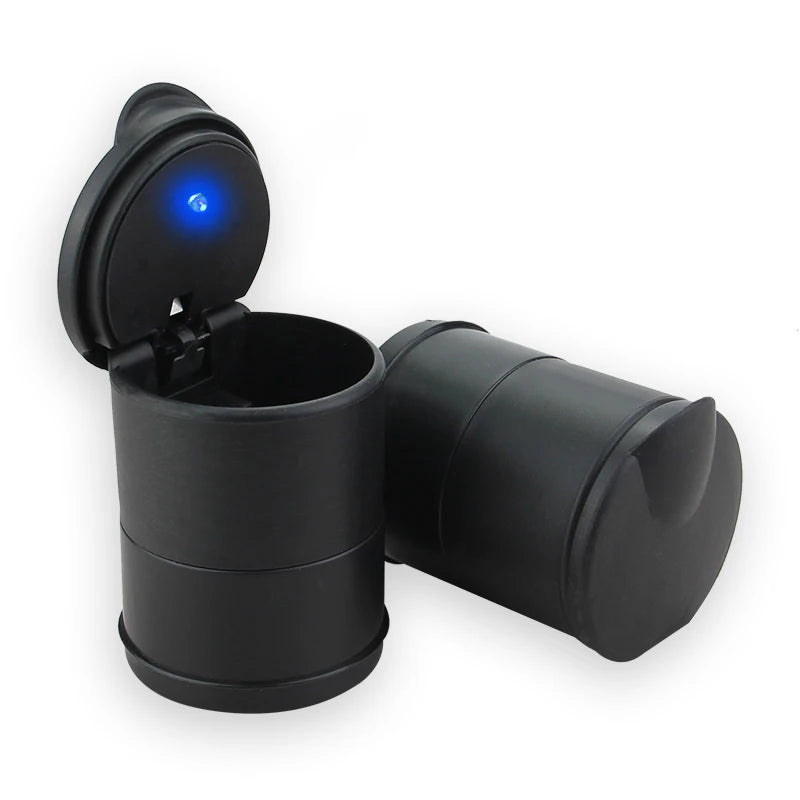 Car Ashtray LED Portable One Touch