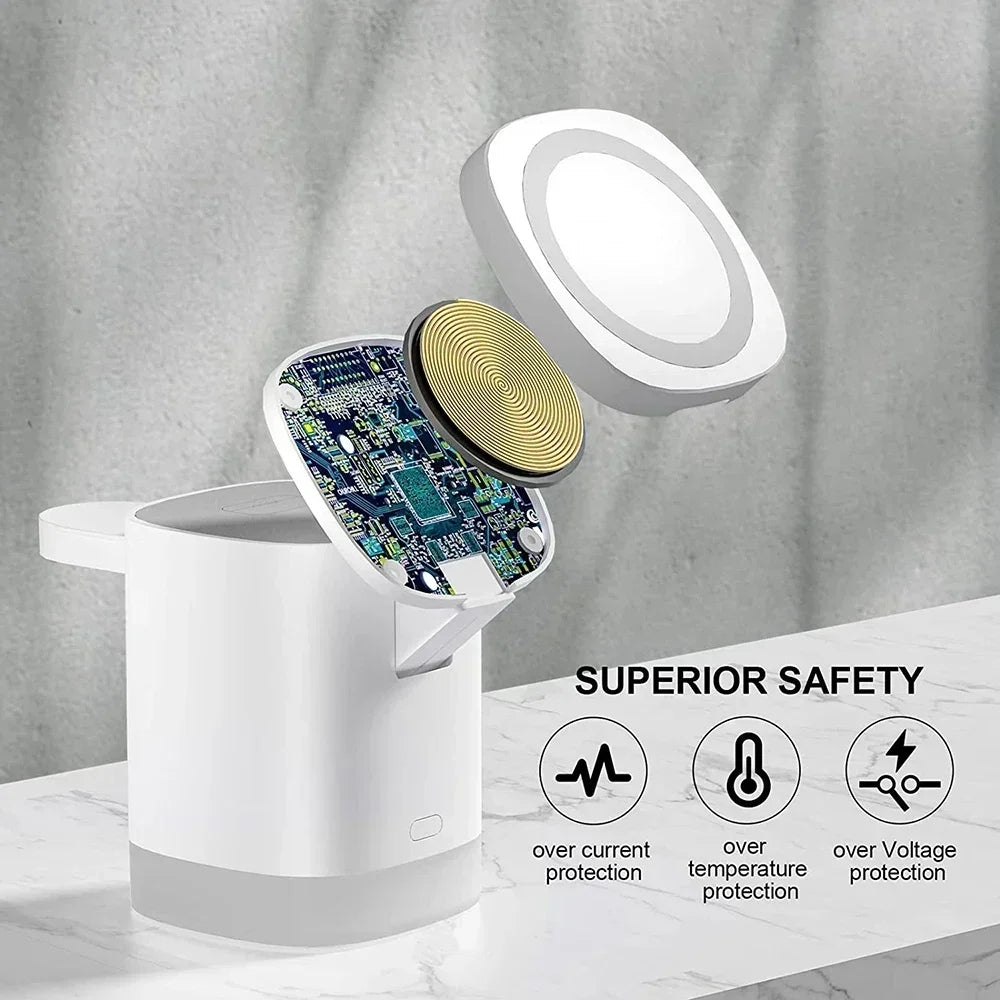 Portable 3 in 1 Magnetic Wireless Charger RGB Light Phone Stand