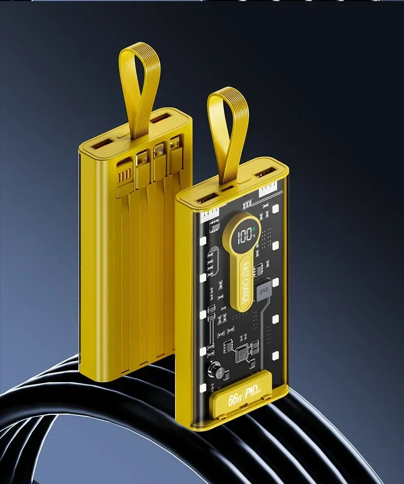 BCAK  Large Capacity Power Bank 20000mAh  66W Super Bidirectional