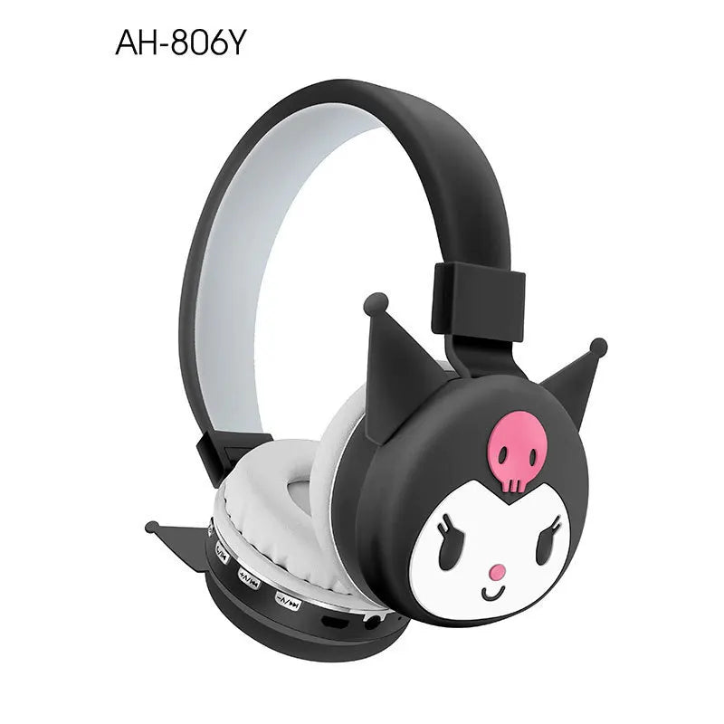 Anime Stitch Bluetooth Foldable Headphone Cartoon Cute Headset