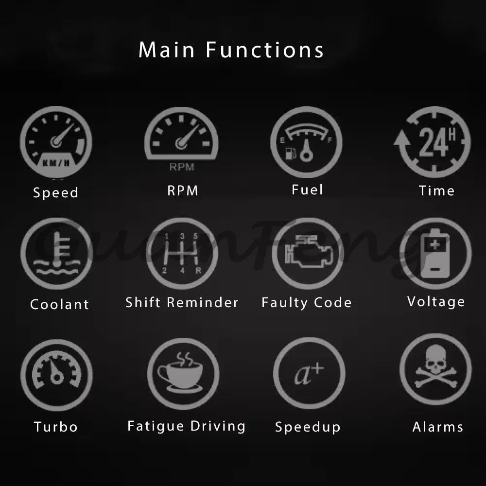 For HUD Digital Speedometer Car Head up Display Original