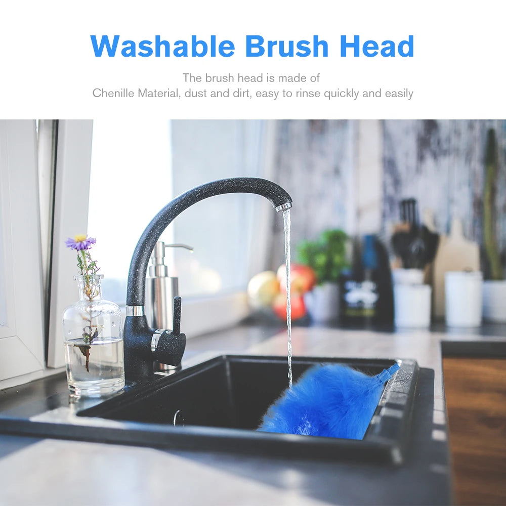 Electric Spin Feather Duste Adjustable Dust Cleaner