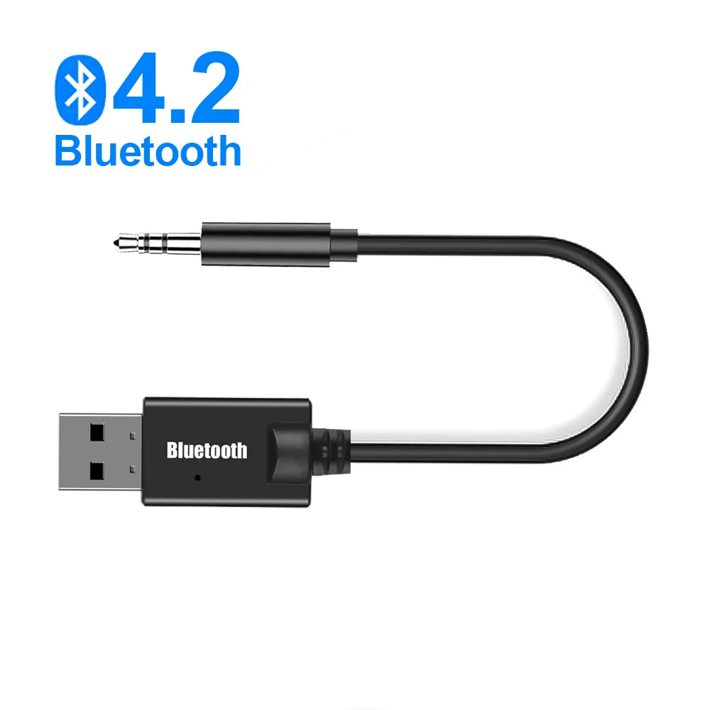 Bluetooth 5.3 Audio Adapter Wireless Car AUX Bluetooth Receiver