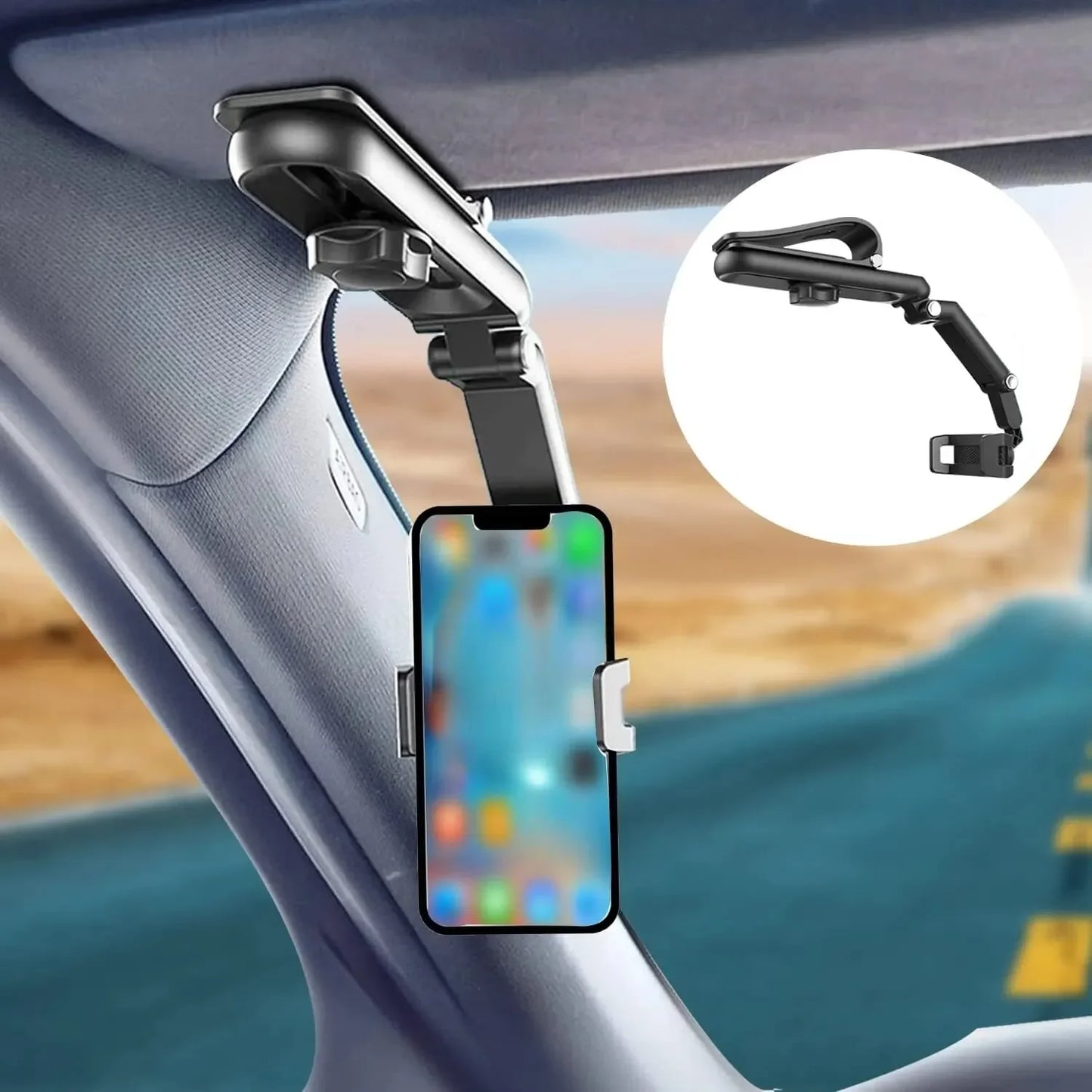 Phone Holder for Car Multifunctional 360° Rotating