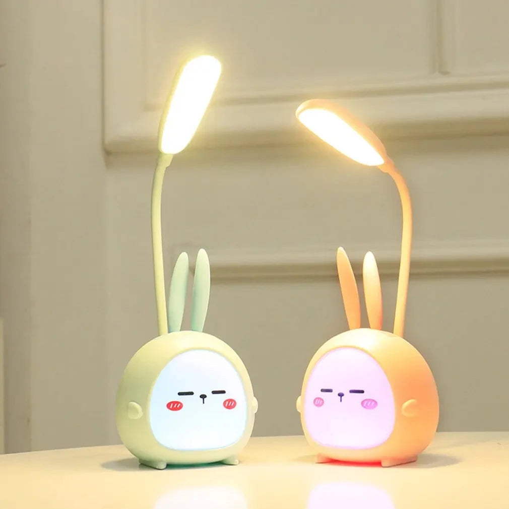 Portable LED Desk Lamp Foldable Light Cute Cartoon