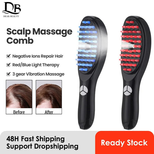 LED Hair Growth Brush