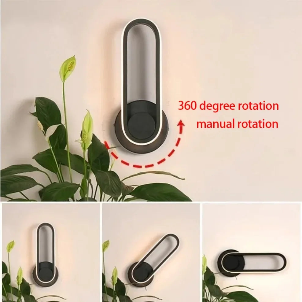 Modern Rotatable LED Wall Light For Aisle Stair Bedroom