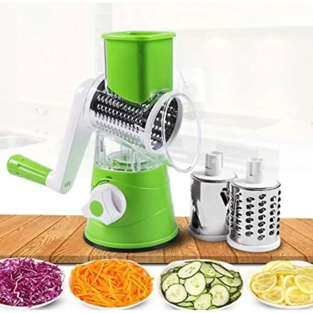 Rotary Vegetable Cutter Kitchen Shredder with Handle