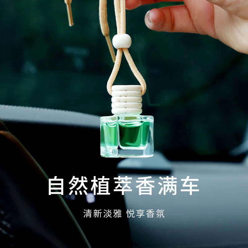Hanging Car Diffusers With Rope Wood Lid Aroma