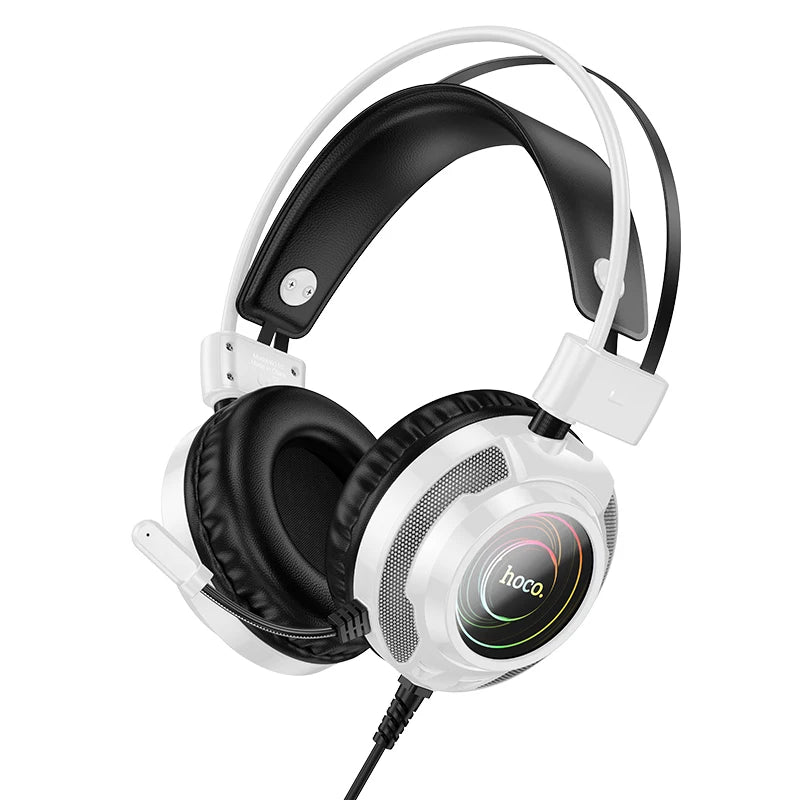 HOCO Gaming Wired Headphone with Dynamic RGB Light