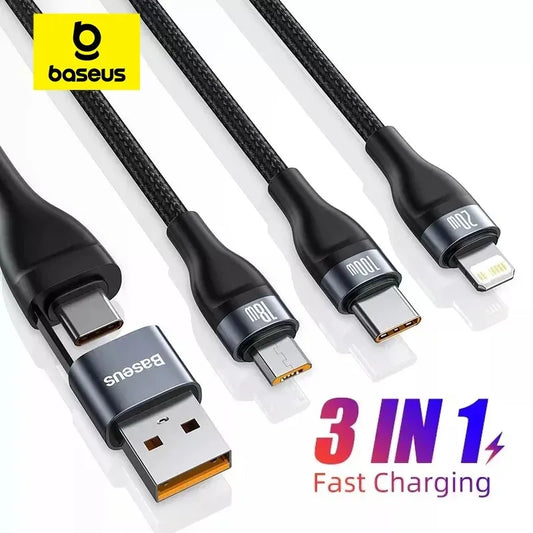 3 In 1 Data Cable