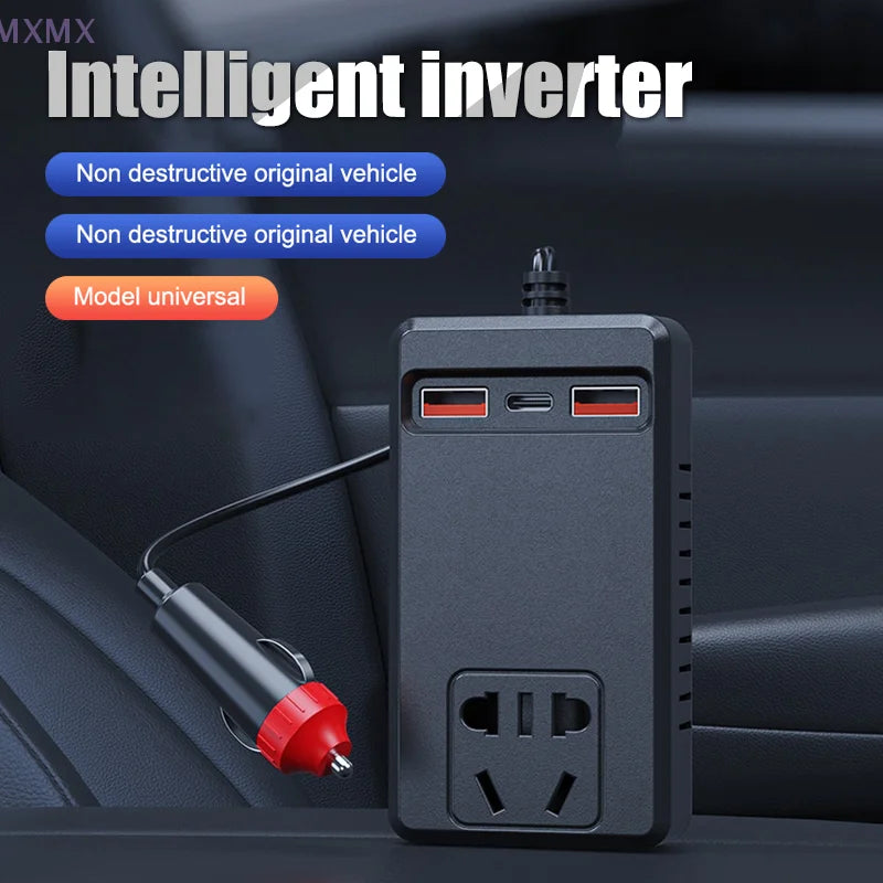 Universal 150W Car Inverter DC 12V/24V To 110V/220V Auto Power
