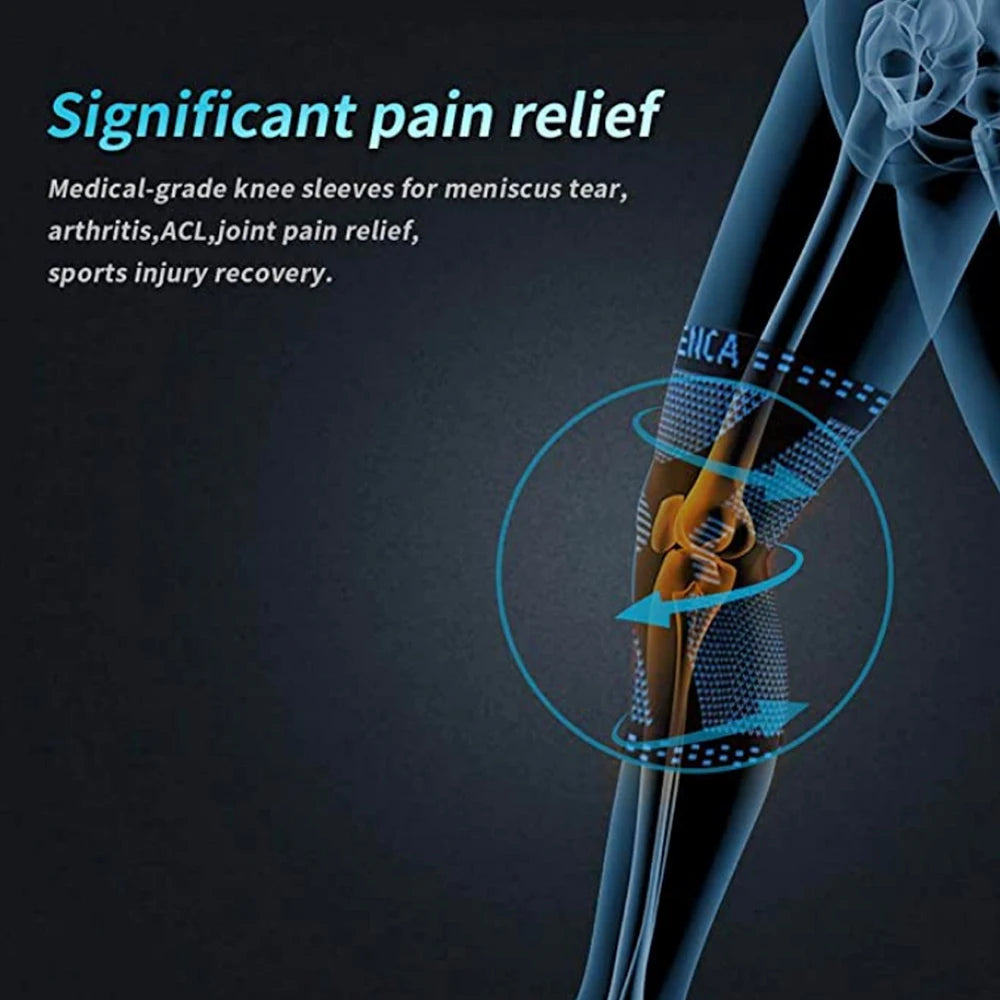 1 Piece Knee Brace Strap Patella Medial Support