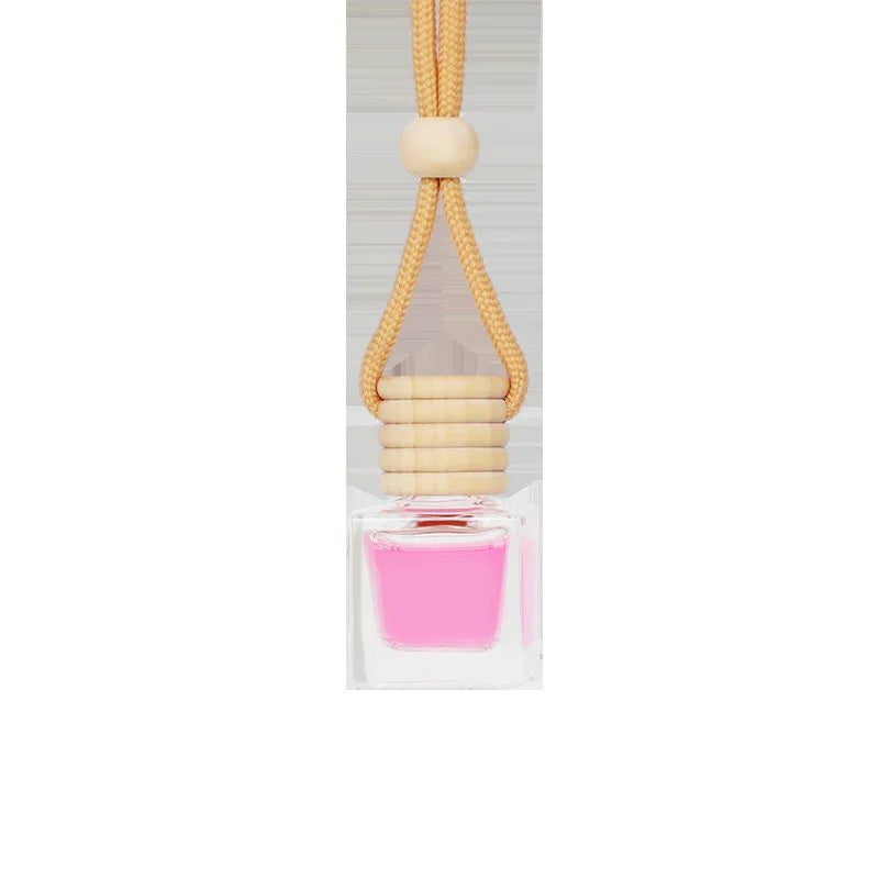 Hanging Car Diffusers With Rope Wood Lid Aroma