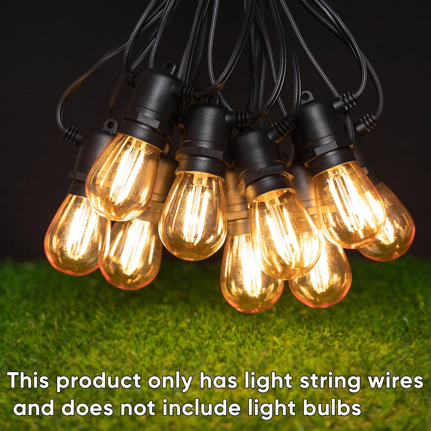 E27 Outdoor String Light Stringer E26 Light Socket Stringer