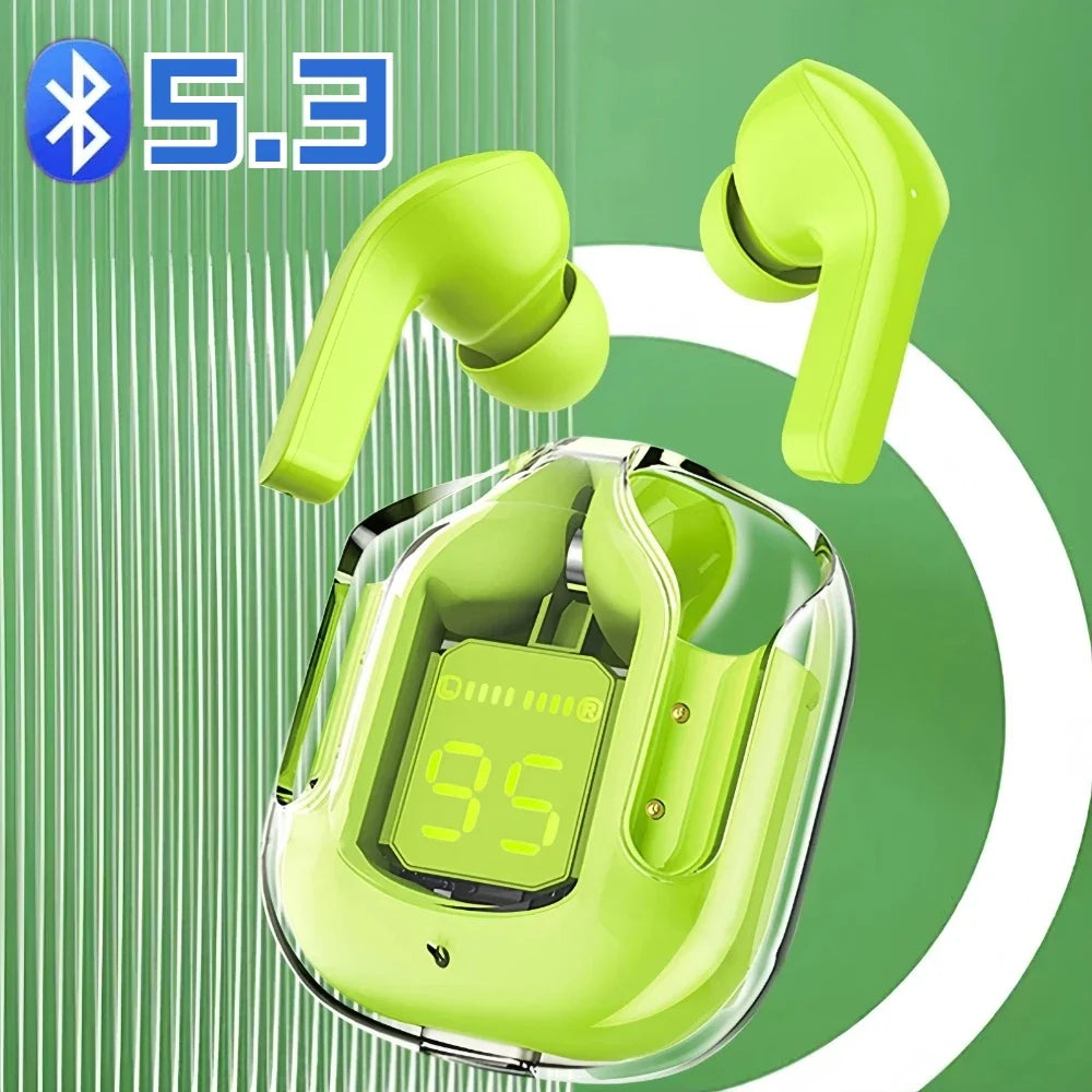 Original Wireless Bluetooth Earphone Transparent HIFI Headphones