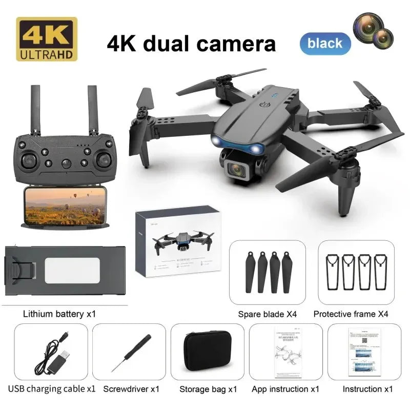 Professional Mini Drone E99 HD 4k Camera Foldable WIFI