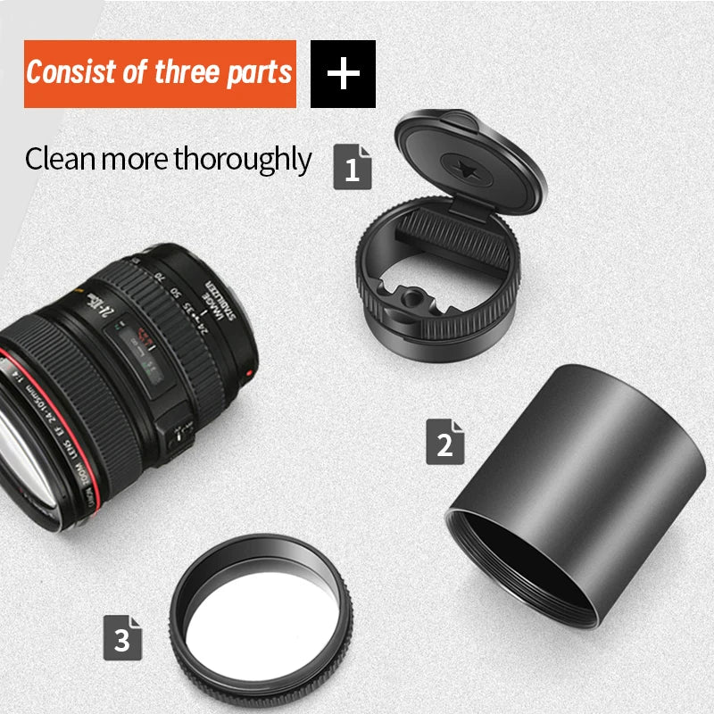 Metal Car Ashtray With Lid LED Light Portable Alloy Stainless Steel