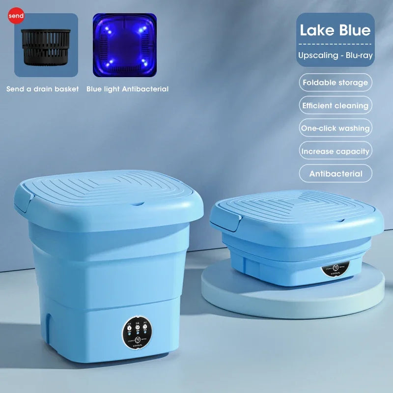 Folding Washing Machine Clothes Sock Barrel Washing Machine