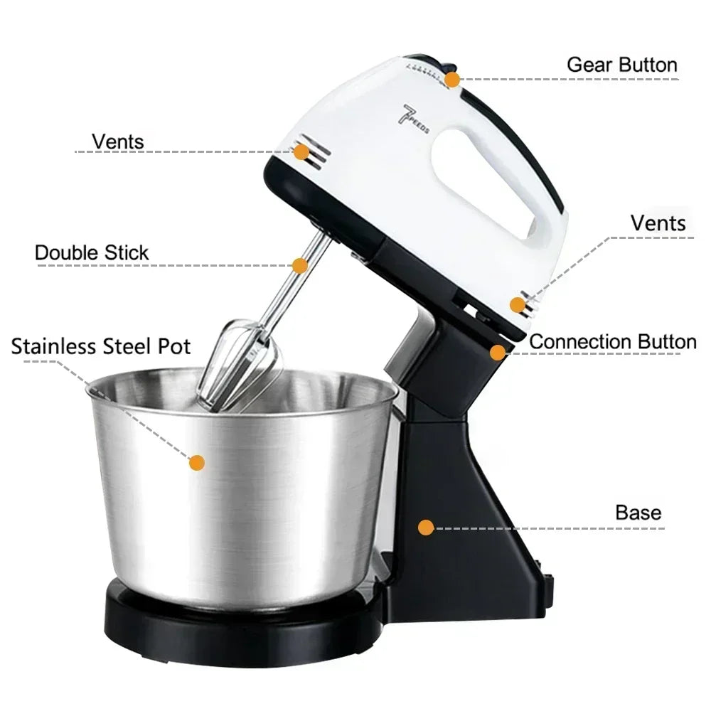 Kitchen Electric Mixer Multifunctional Silent Electric