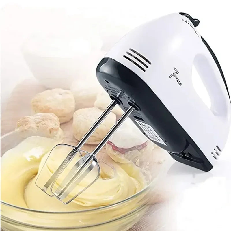 100W 7-Speeds Electric Mixer Egg Beater handheld