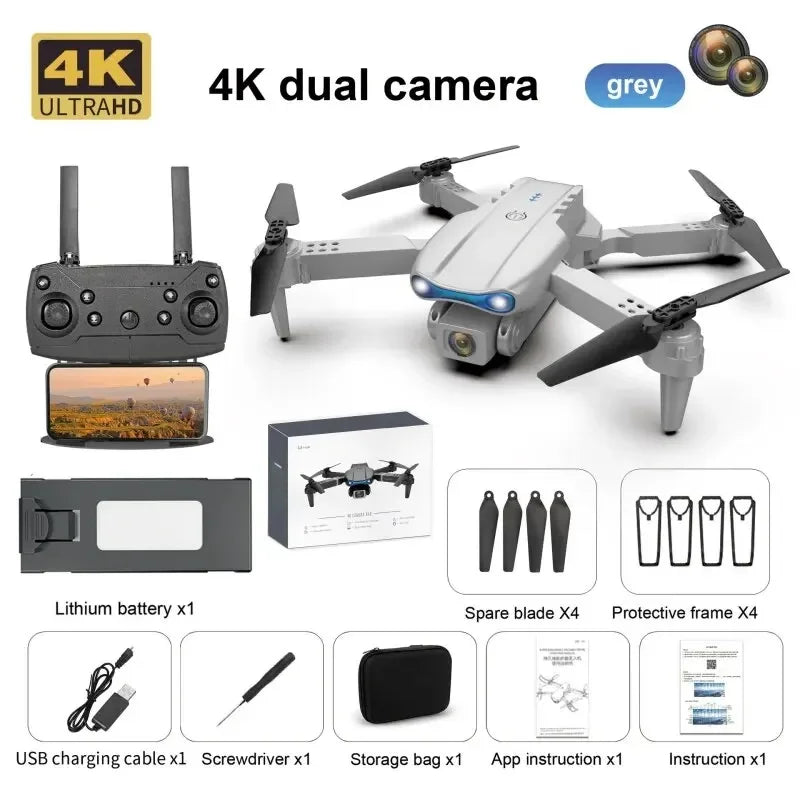 Professional Mini Drone E99 HD 4k Camera Foldable WIFI