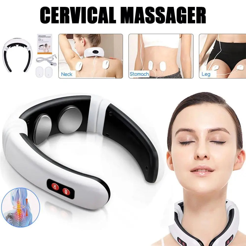 Electric Neck And Back Massager With 6 Modes Of Power Control