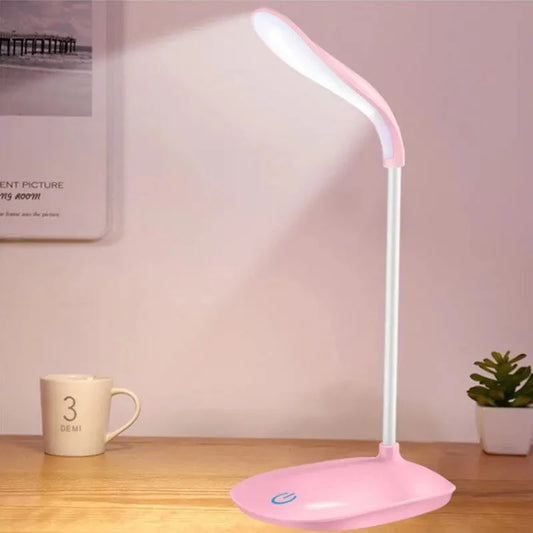 LED Foldable Desk Lamp USB Rechargeable Lighting 3 Mode Dimmable