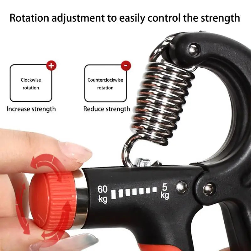 Grip Strength Trainer Hand Exerciser Adjustable Resistance