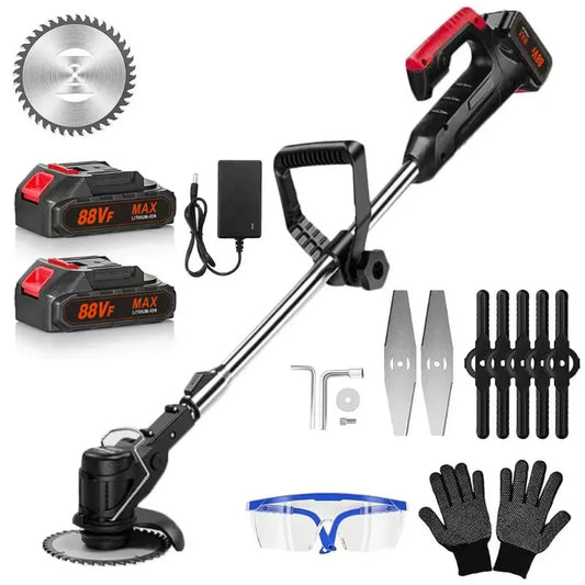 Lithium battery lawn mower household small lawn mower