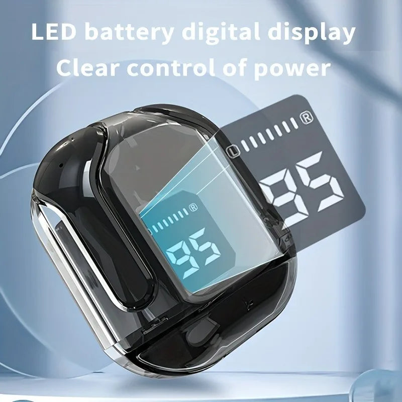 Original Wireless Bluetooth Earphone Transparent HIFI Headphones