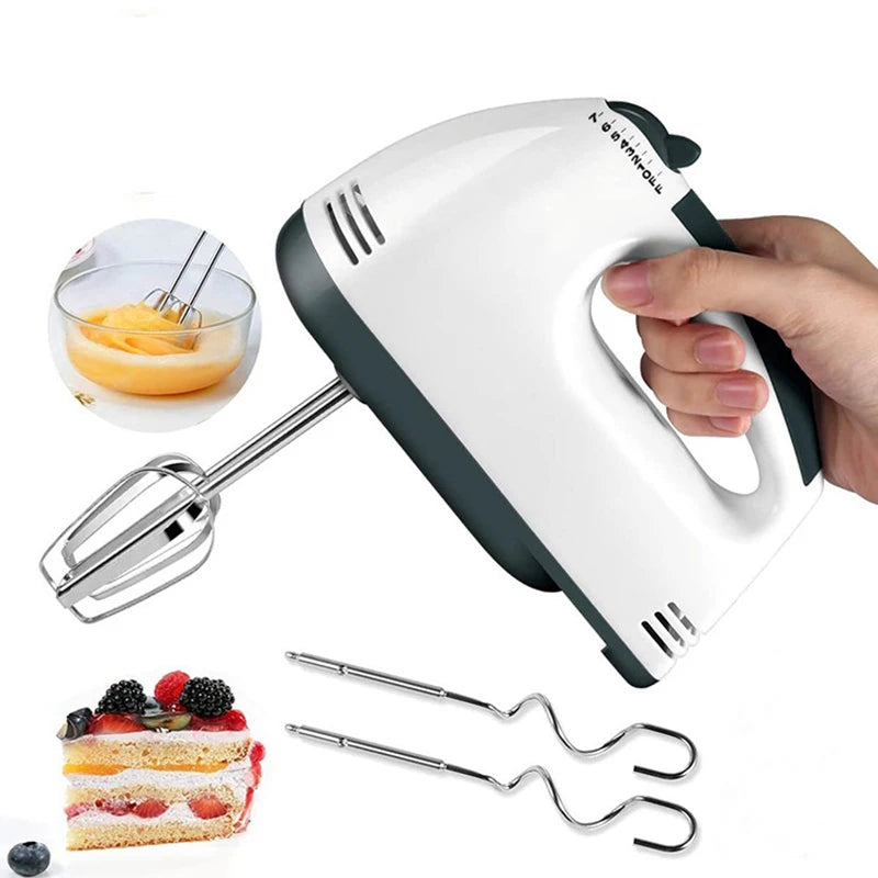 100W 7-Speeds Electric Mixer Egg Beater handheld