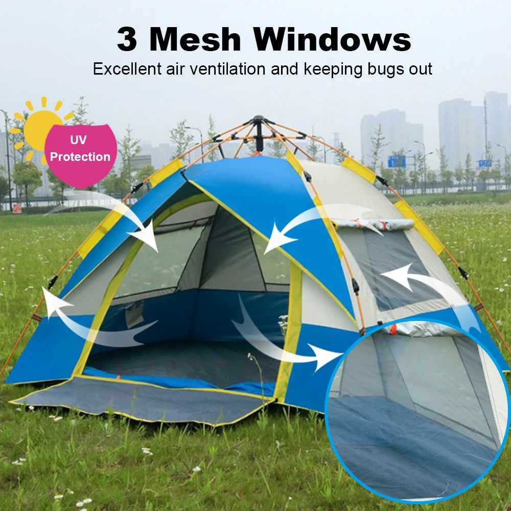 Outdoor Pop Up Tent Waterproof Portable