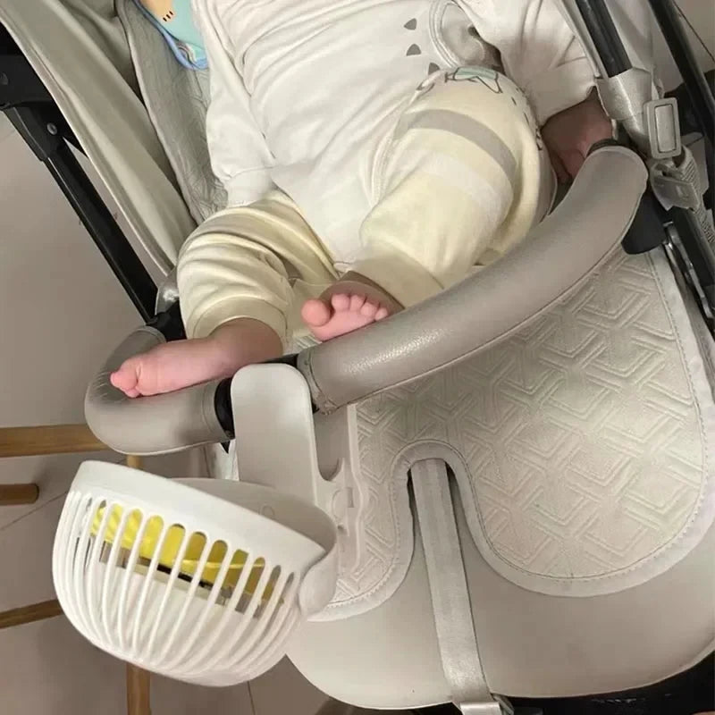 Baby Stroller Fan Summer Cooling Fan Angle Adjustable