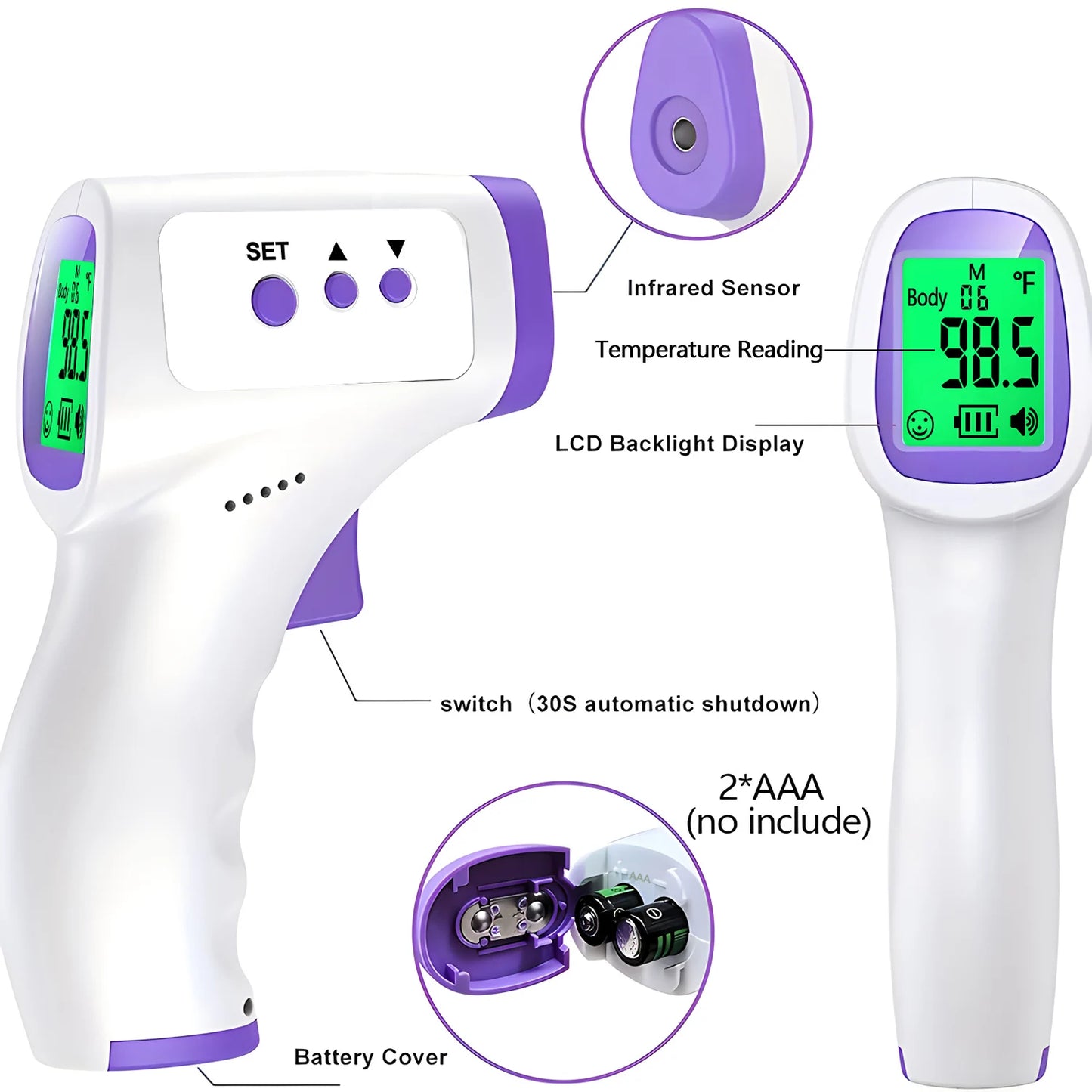 Industrial Digital Thermometer Non-Medical Thermometer Temperature Tool thermometer