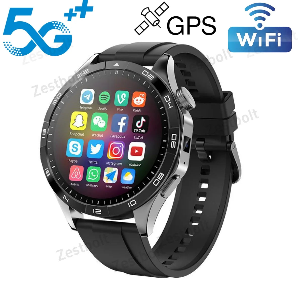 ZestBolt 4G/5G Smartwatch Men