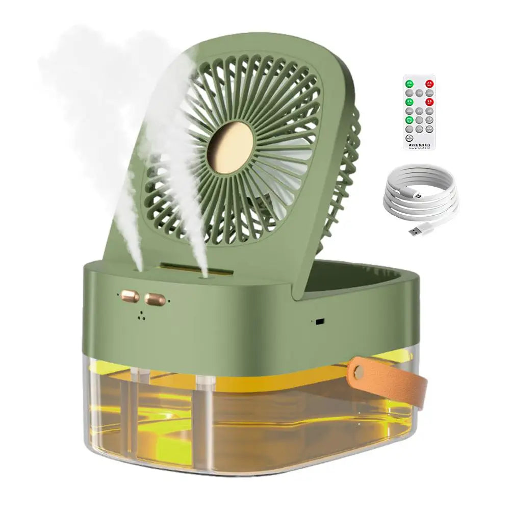 Mini Spray Water Mist Fan Table Misting Water Fan